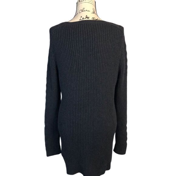 Nautica Charcoal Long Pullover Sweater - Picture 2 of 11